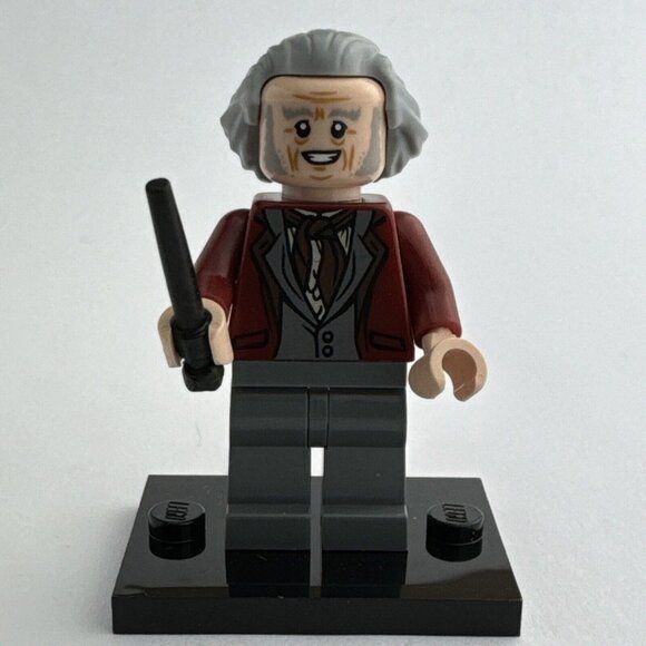 Lego Garrick Ollivander Minifigure w Base 40289 hp169 Harry Potter - Picture 1 of 6